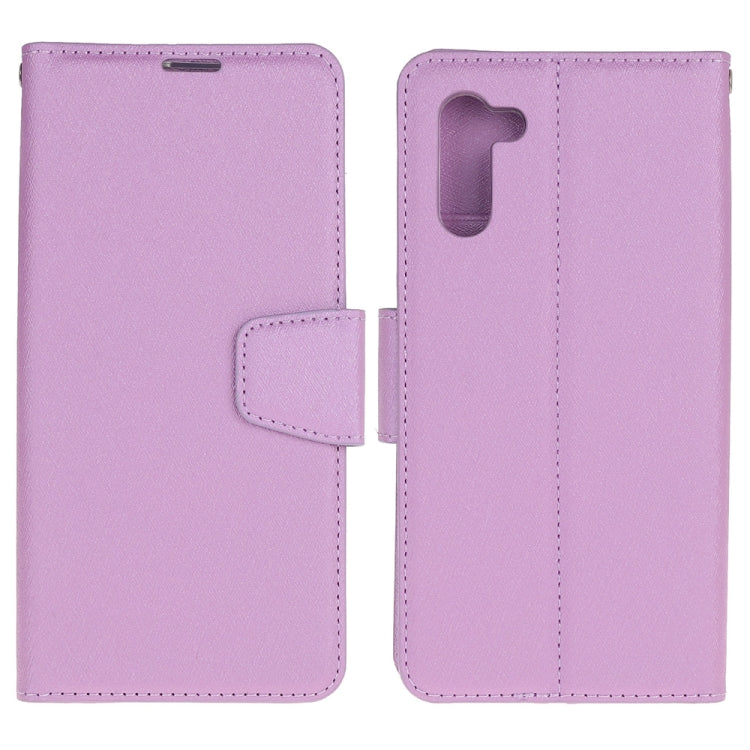 For Galaxy Note 10 Silk Texture Horizontal Flip Leather Case with Holder & Card Slots & Wallet & Photo Frame