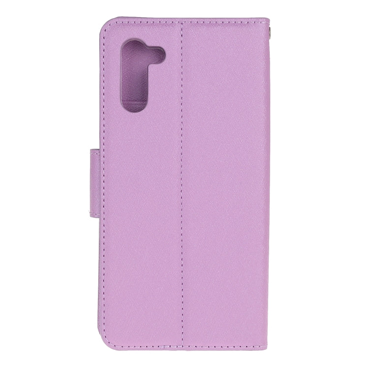 For Galaxy Note 10 Silk Texture Horizontal Flip Leather Case with Holder & Card Slots & Wallet & Photo Frame