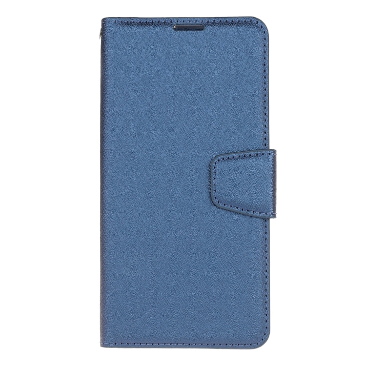 For Galaxy Note 10 Silk Texture Horizontal Flip Leather Case with Holder & Card Slots & Wallet & Photo Frame