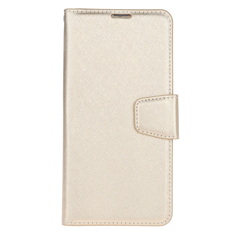 For Galaxy Note 10 Silk Texture Horizontal Flip Leather Case with Holder & Card Slots & Wallet & Photo Frame