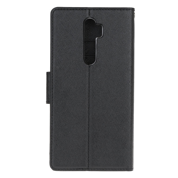For OPPO A9 (2020) Silk Texture Horizontal Flip Leather Case with Holder & Card Slots & Wallet & Photo Frame