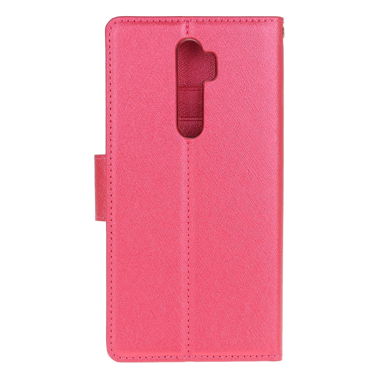 For OPPO A9 (2020) Silk Texture Horizontal Flip Leather Case with Holder & Card Slots & Wallet & Photo Frame