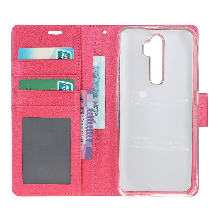 For OPPO A9 (2020) Silk Texture Horizontal Flip Leather Case with Holder & Card Slots & Wallet & Photo Frame