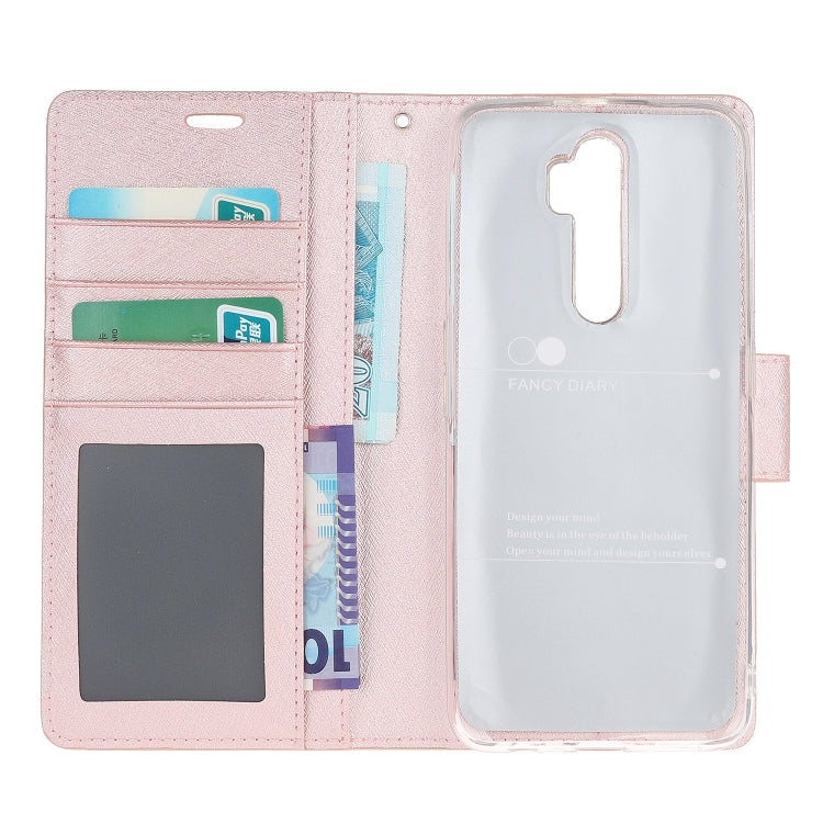 For OPPO A9 (2020) Silk Texture Horizontal Flip Leather Case with Holder & Card Slots & Wallet & Photo Frame