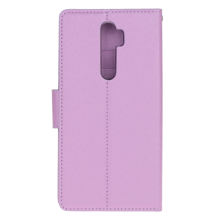 For OPPO A9 (2020) Silk Texture Horizontal Flip Leather Case with Holder & Card Slots & Wallet & Photo Frame