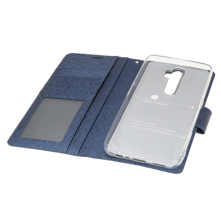 For OPPO A9 (2020) Silk Texture Horizontal Flip Leather Case with Holder & Card Slots & Wallet & Photo Frame