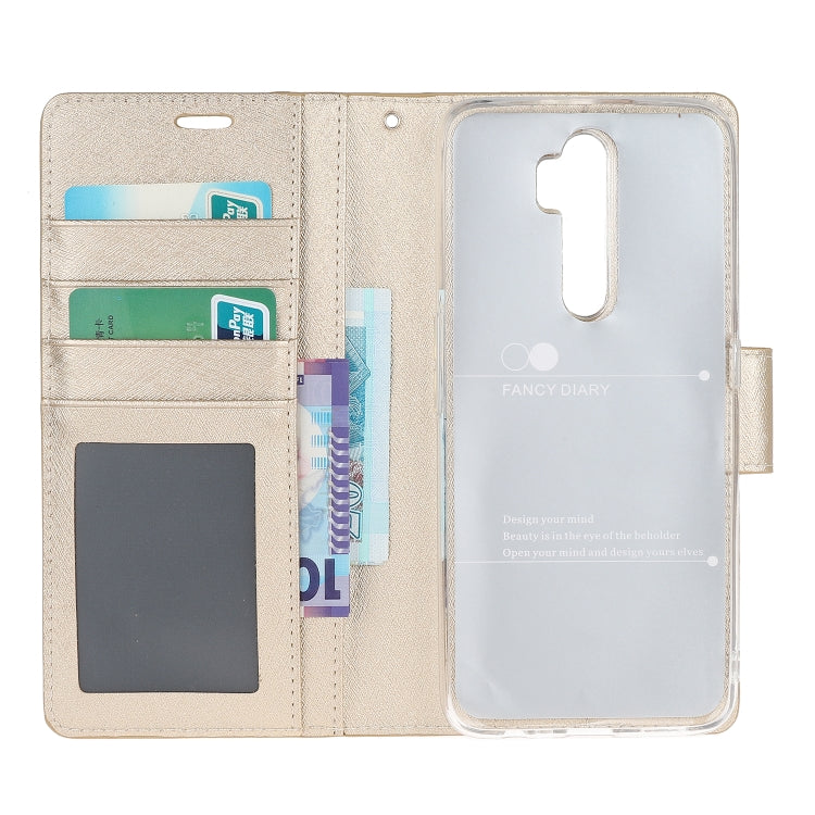 For OPPO A9 (2020) Silk Texture Horizontal Flip Leather Case with Holder & Card Slots & Wallet & Photo Frame
