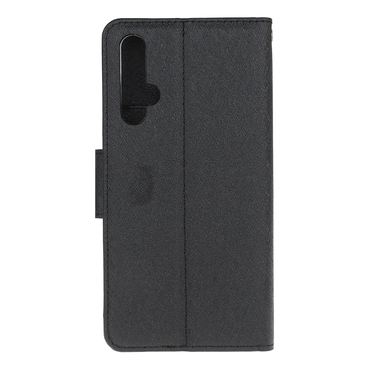 For Huawei Nova 5T & Honor 20S Silk Texture Horizontal Flip Leather Case with Holder & Card Slots & Wallet & Photo Frame