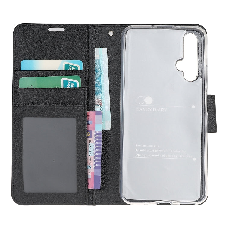 For Huawei Nova 5T & Honor 20S Silk Texture Horizontal Flip Leather Case with Holder & Card Slots & Wallet & Photo Frame
