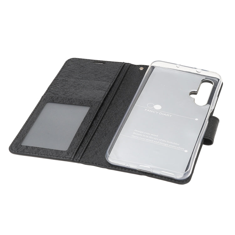 For Huawei Nova 5T & Honor 20S Silk Texture Horizontal Flip Leather Case with Holder & Card Slots & Wallet & Photo Frame