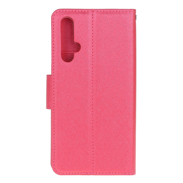 For Huawei Nova 5T & Honor 20S Silk Texture Horizontal Flip Leather Case with Holder & Card Slots & Wallet & Photo Frame