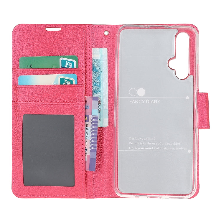 For Huawei Nova 5T & Honor 20S Silk Texture Horizontal Flip Leather Case with Holder & Card Slots & Wallet & Photo Frame