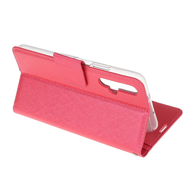For Huawei Nova 5T & Honor 20S Silk Texture Horizontal Flip Leather Case with Holder & Card Slots & Wallet & Photo Frame