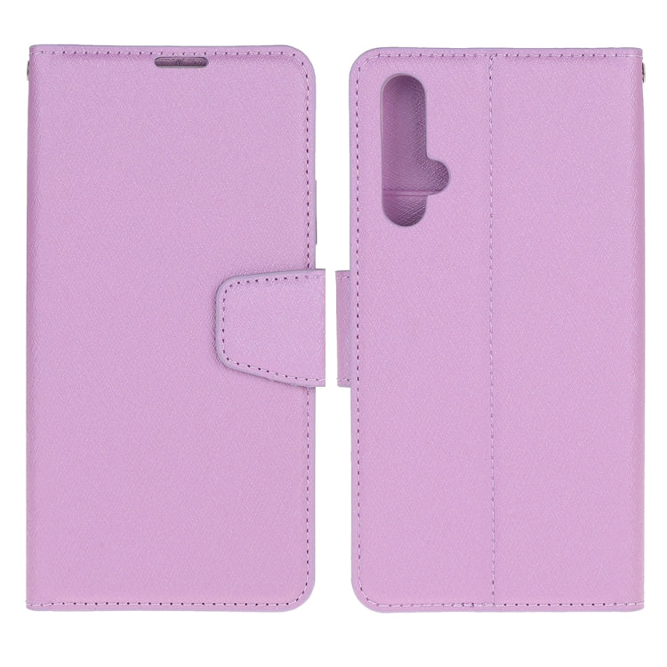 For Huawei Nova 5T & Honor 20S Silk Texture Horizontal Flip Leather Case with Holder & Card Slots & Wallet & Photo Frame