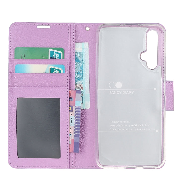 For Huawei Nova 5T & Honor 20S Silk Texture Horizontal Flip Leather Case with Holder & Card Slots & Wallet & Photo Frame
