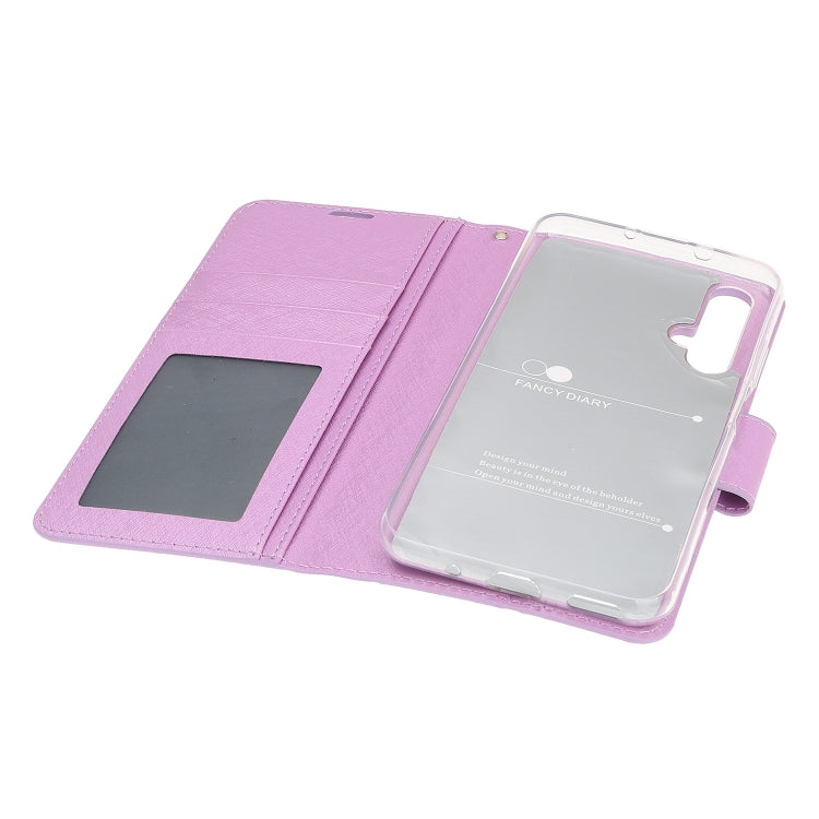 For Huawei Nova 5T & Honor 20S Silk Texture Horizontal Flip Leather Case with Holder & Card Slots & Wallet & Photo Frame