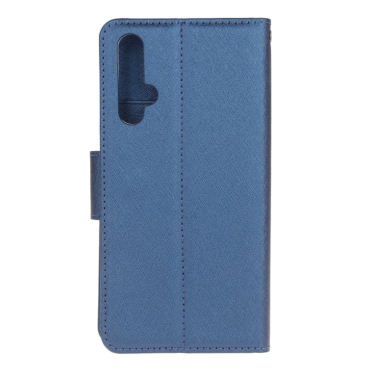 For Huawei Nova 5T & Honor 20S Silk Texture Horizontal Flip Leather Case with Holder & Card Slots & Wallet & Photo Frame