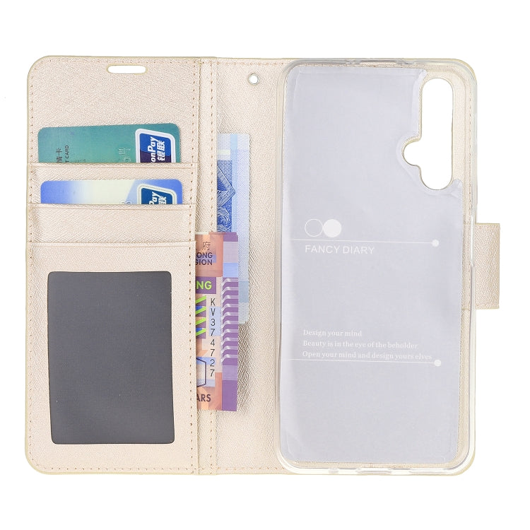 For Huawei Nova 5T & Honor 20S Silk Texture Horizontal Flip Leather Case with Holder & Card Slots & Wallet & Photo Frame