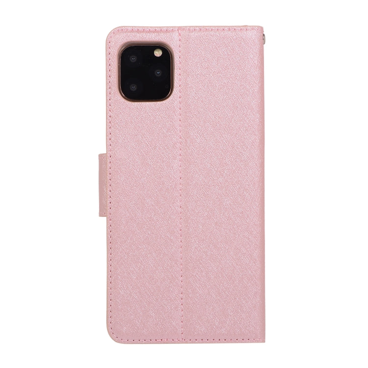 For iPhone 11 Pro Silk Texture Horizontal Flip Leather Case with Holder & Card Slots & Wallet & Photo Frame