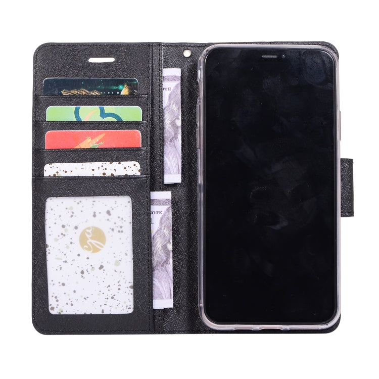 For iPhone 11 Silk Texture Horizontal Flip Leather Case with Holder & Card Slots & Wallet & Photo Frame