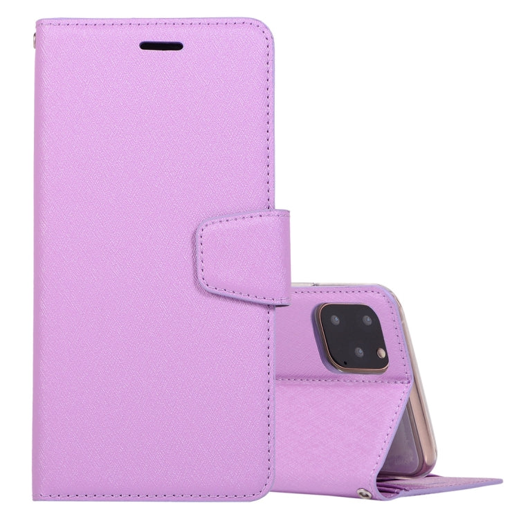 For iPhone 11 Silk Texture Horizontal Flip Leather Case with Holder & Card Slots & Wallet & Photo Frame