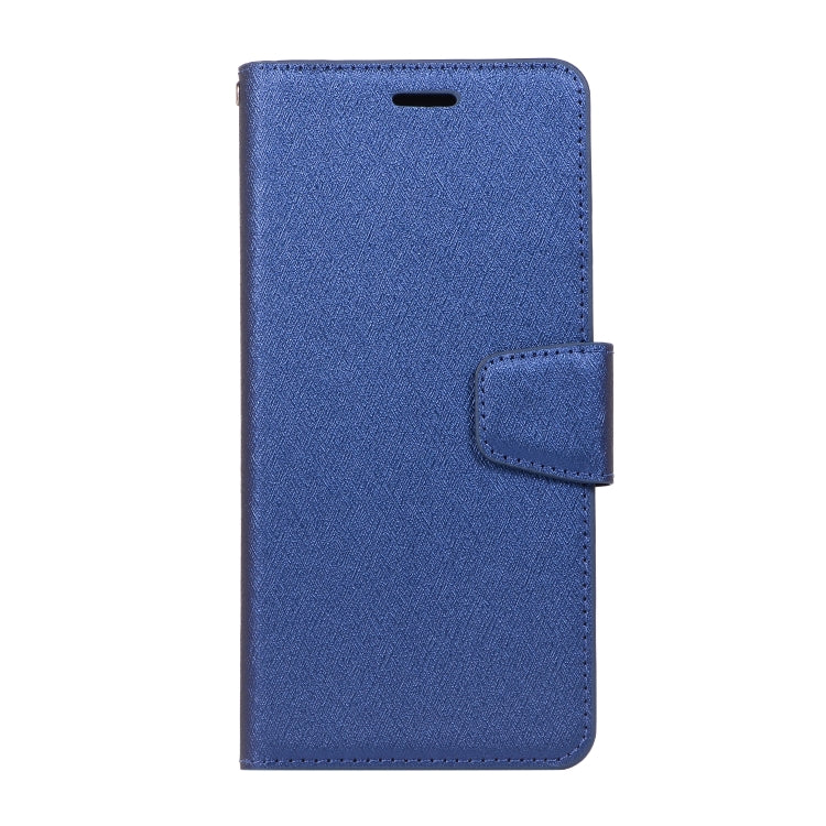 For iPhone 11 Silk Texture Horizontal Flip Leather Case with Holder & Card Slots & Wallet & Photo Frame