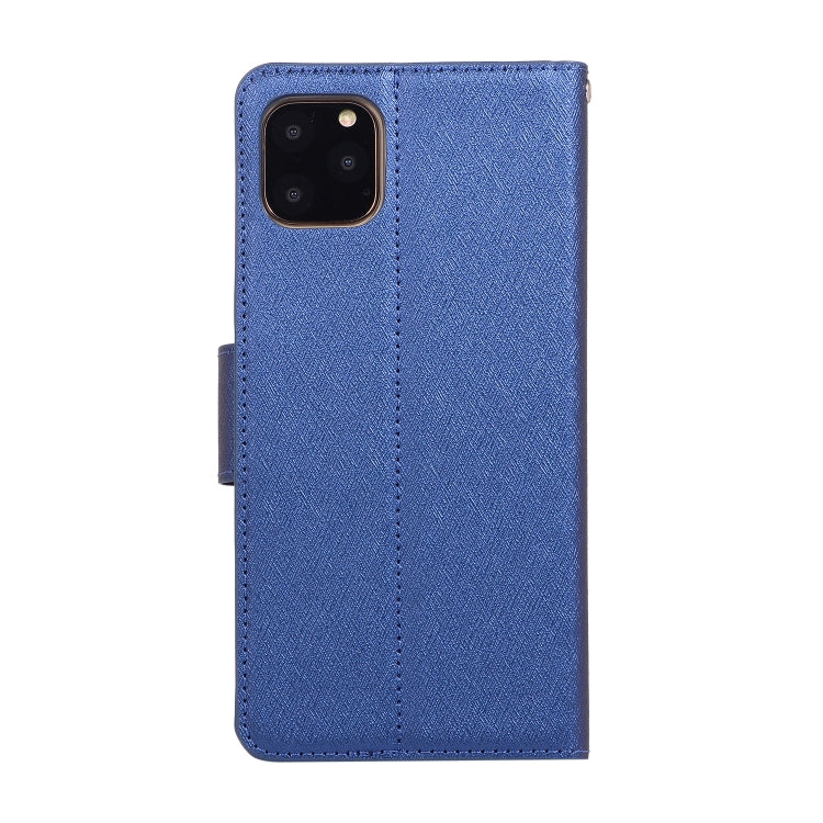 For iPhone 11 Silk Texture Horizontal Flip Leather Case with Holder & Card Slots & Wallet & Photo Frame