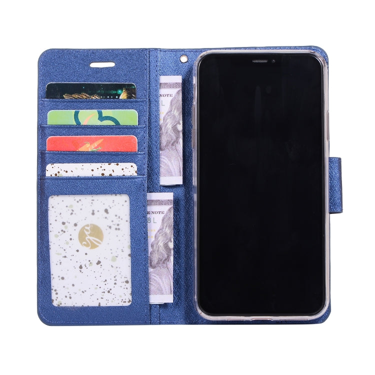 For iPhone 11 Pro Max Silk Texture Horizontal Flip Leather Case with Holder & Card Slots & Wallet & Photo Frame