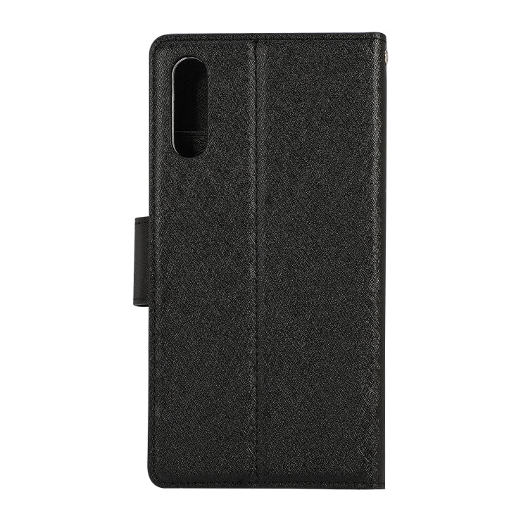 For Galaxy A70s Silk Texture Horizontal Flip Leather Case with Holder & Card Slots & Wallet & Photo Frame