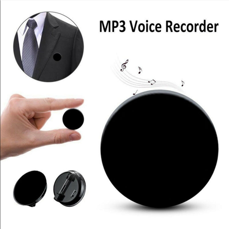 Q3 Portable Badge Brooch Recording Pen, Capacity:8GB