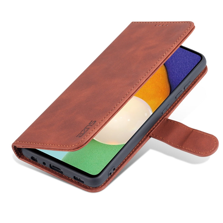 For Samsung Galaxy A52 5G / 4G AZNS Skin Feel Calf Texture Horizontal Flip Leather Case with Card Slots & Holder & Wallet