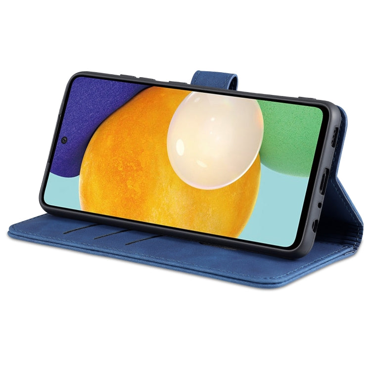 For Samsung Galaxy A52 5G / 4G AZNS Skin Feel Calf Texture Horizontal Flip Leather Case with Card Slots & Holder & Wallet