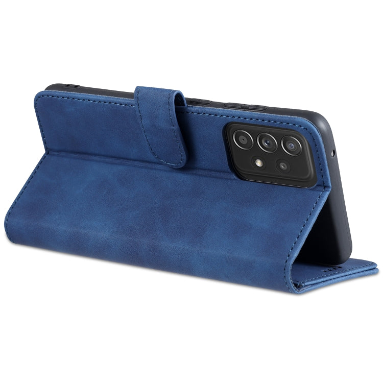 For Samsung Galaxy A52 5G / 4G AZNS Skin Feel Calf Texture Horizontal Flip Leather Case with Card Slots & Holder & Wallet