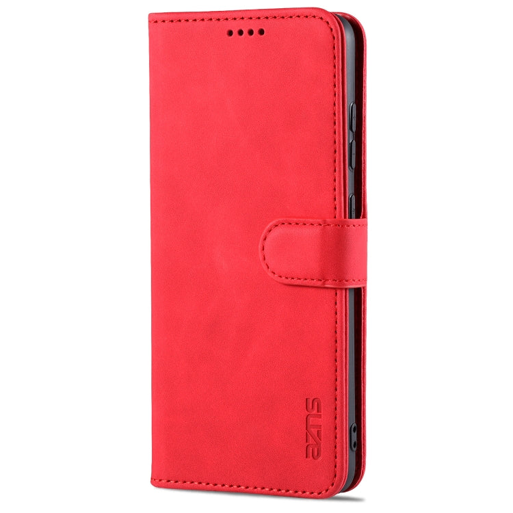 For Samsung Galaxy A52 5G / 4G AZNS Skin Feel Calf Texture Horizontal Flip Leather Case with Card Slots & Holder & Wallet