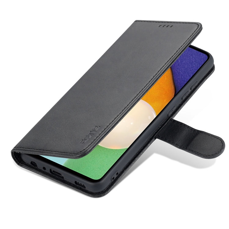 For Samsung Galaxy A52 5G / 4G AZNS Skin Feel Calf Texture Horizontal Flip Leather Case with Card Slots & Holder & Wallet