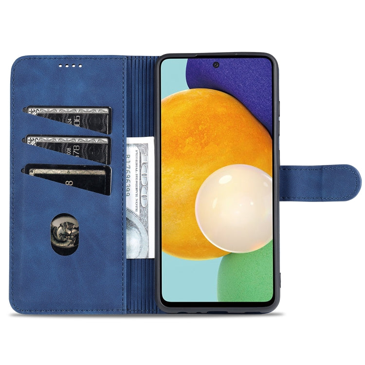 For Samsung Galaxy A52 5G / 4G AZNS Skin Feel Calf Texture Horizontal Flip Leather Case with Card Slots & Holder & Wallet
