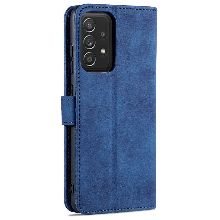 For Samsung Galaxy A52 5G / 4G AZNS Skin Feel Calf Texture Horizontal Flip Leather Case with Card Slots & Holder & Wallet
