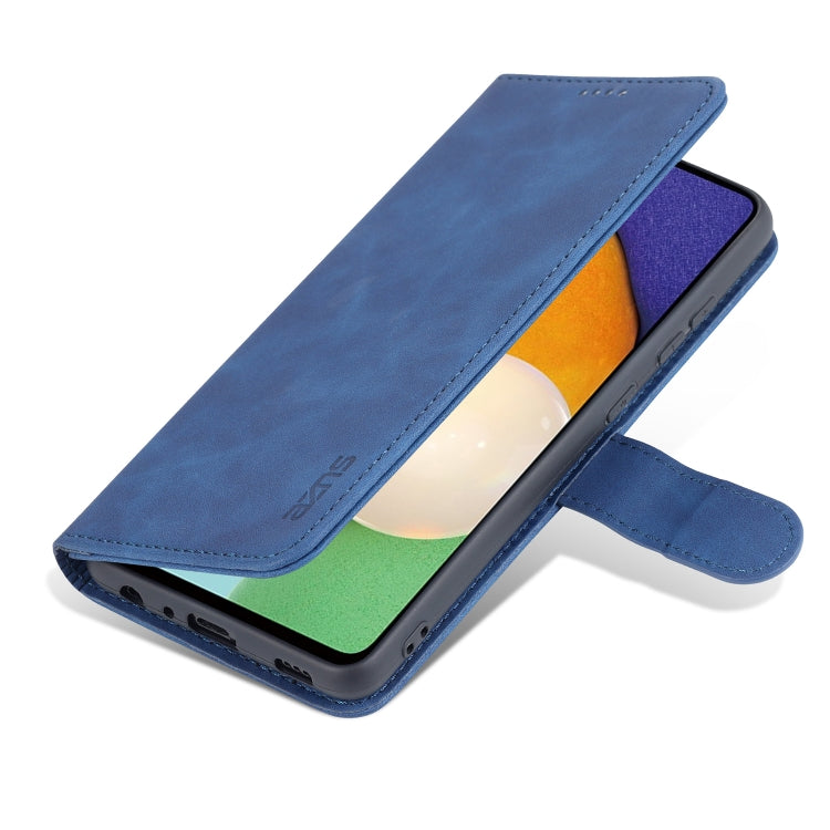 For Samsung Galaxy A52 5G / 4G AZNS Skin Feel Calf Texture Horizontal Flip Leather Case with Card Slots & Holder & Wallet