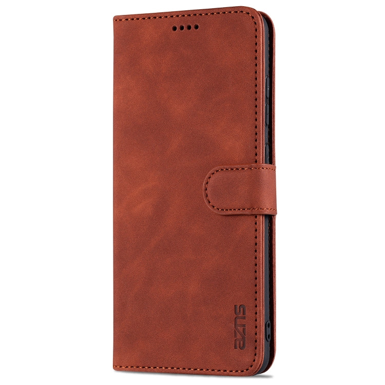 For Samsung Galaxy A72 5G / 4G AZNS Skin Feel Calf Texture Horizontal Flip Leather Case with Card Slots & Holder & Wallet