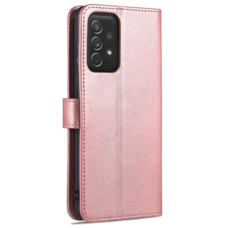 For Samsung Galaxy A72 5G / 4G AZNS Skin Feel Calf Texture Horizontal Flip Leather Case with Card Slots & Holder & Wallet