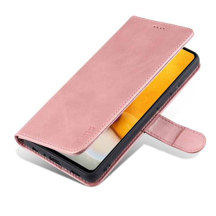 For Samsung Galaxy A72 5G / 4G AZNS Skin Feel Calf Texture Horizontal Flip Leather Case with Card Slots & Holder & Wallet