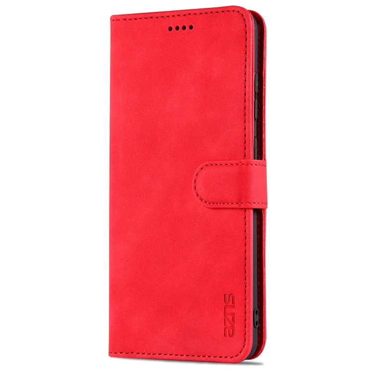 For Samsung Galaxy A72 5G / 4G AZNS Skin Feel Calf Texture Horizontal Flip Leather Case with Card Slots & Holder & Wallet