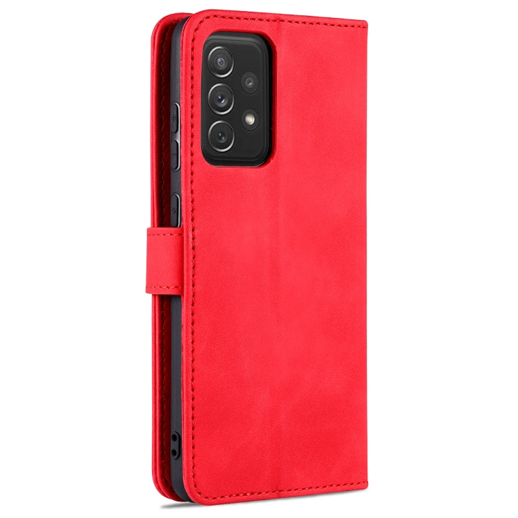 For Samsung Galaxy A72 5G / 4G AZNS Skin Feel Calf Texture Horizontal Flip Leather Case with Card Slots & Holder & Wallet