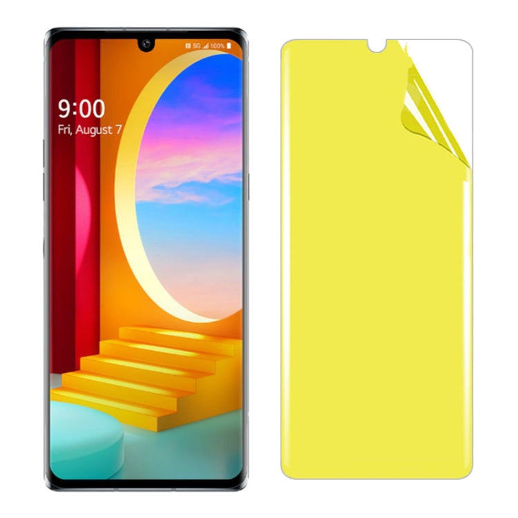For LG Velvet Soft TPU Full Coverage Front Screen Protector