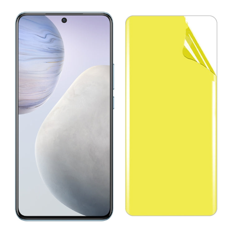 For vivo X60 Soft TPU Full Coverage Front Screen Protector