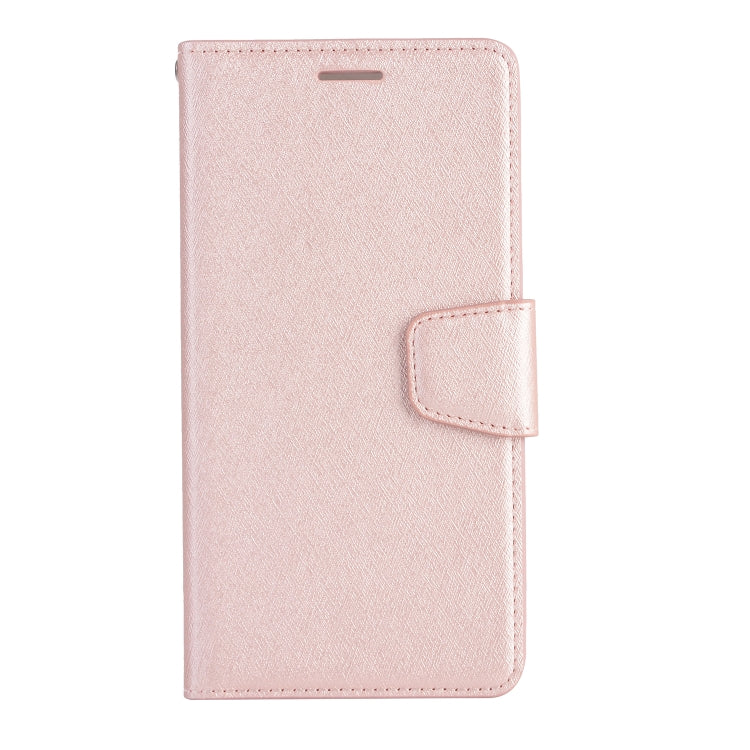 For LG K30 (2019) Silk Texture Horizontal Flip Leather Case with Holder & Card Slots & Wallet & Photo Frame