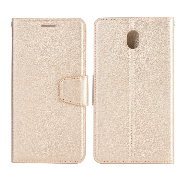 For LG K30 (2019) Silk Texture Horizontal Flip Leather Case with Holder & Card Slots & Wallet & Photo Frame