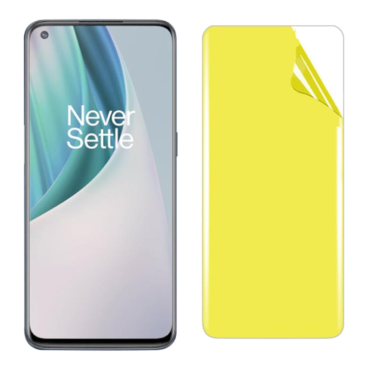 For OnePlus Nord N10 5G Soft TPU Full Coverage Front Screen Protector