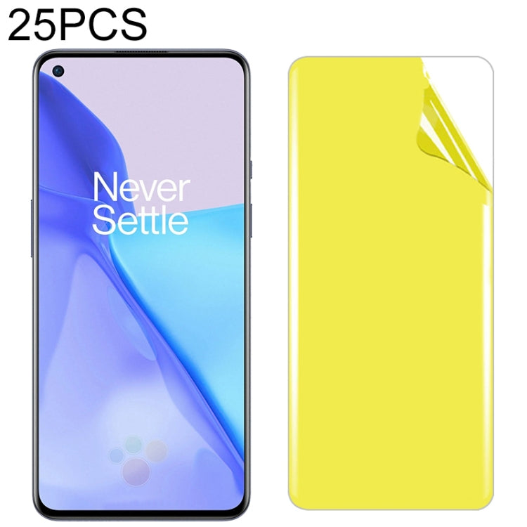 For OnePlus 9 / 9R 25 PCS Soft TPU Full Coverage Front Screen Protector