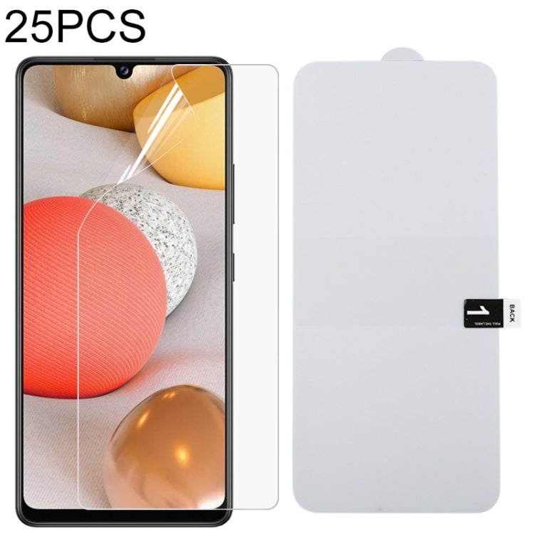 For Samsung Galaxy A42 5G 25 PCS Full Screen Protector Explosion-proof Hydrogel Film